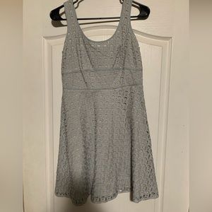 Loft dress size 2p. Super cute. Looks grey but more of a green/grey.